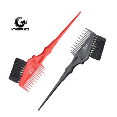 China Non-slip Wholesale Hair Color Hair Dye Tools Hairdressers Brush Set Handle Death Brush For Barber Shop for sale