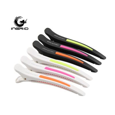 China Fashion Summer Hairstyle Hair Clips Crocodile Sectioning Hair Clips Home Rubber Hair Clip Set for sale