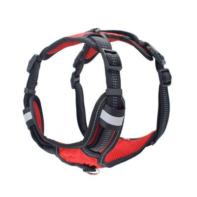 China Deluxe Padded Center Dog Harness Vest Reversible Adjustable Padded Dog Harness for sale