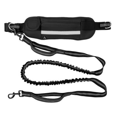 China Multifunctional Adjustable Hands Padded Dog Leash Free Standing Belt Bags For Running for sale