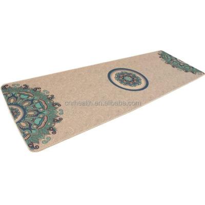 China China Yoga Supplier Non Slip Jute Hemp Natural Rubber Linen Yoga Mat for sale