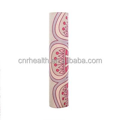 China Yoga 2021 the latest hot-selling comfortable customizable linen yoga mat is suitable for home use for sale