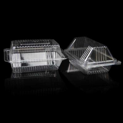 China PET Clamshell packaging  Transparent  Sushi Disposable  Box for sale