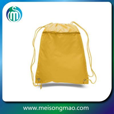 China MSM custom silk made sports plain drawstring bag for sale