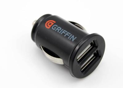 China ABS Plastic Cell Phone Accesories Griffin Dual USB Car Charger For Mobile Phone for sale