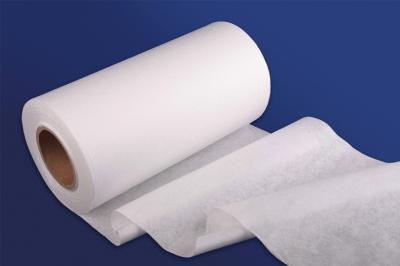 China Plain Type White Non Woven Cotton Fabric Medical Nonwovens 75-2400mm Width for sale