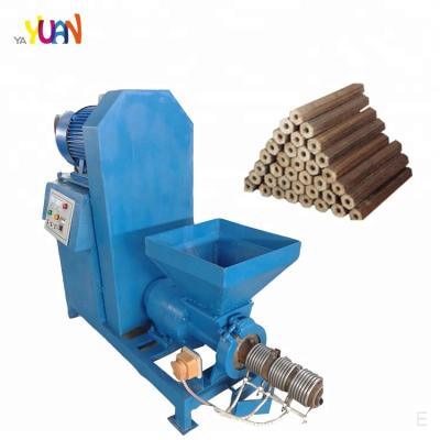 China Make biomass briquette 500-800kg/h 11kw rice huks straw charcoal briquette extruder machine for sale