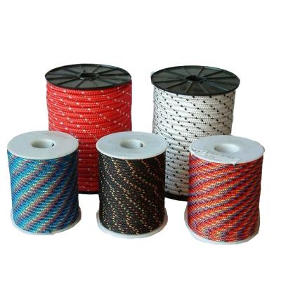 China 5/8 Inch High Tensile Nylon Braided Double Rope Nylon Braided Rope Fishing Nylon Braided 5mm Rope For Sale for sale