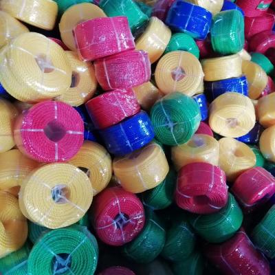 China Colorful PE Packing Rope Durable Supplies Wholesale 3 Strand Twisted Pe Rope for sale