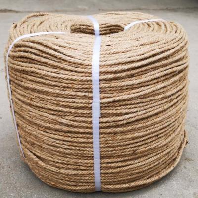 China High Tensile Jute Rope Sisal Rope Natural Fiber 3 Strand Rope for sale