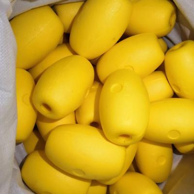 China Use for fishing rope fishing net pe rope pvc buoyancy balls white yellow and brown color for sale