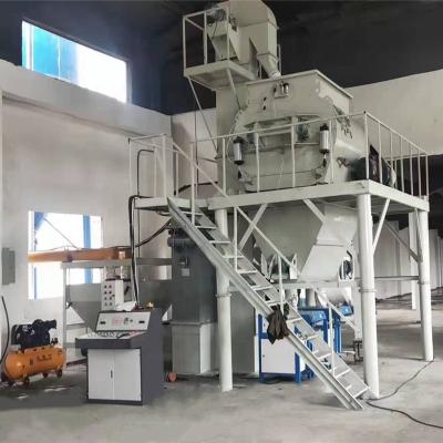 China Various factory semi automatic dry adhesive mortar production line/mortar mortar tile/building material 8 ton/h for sale