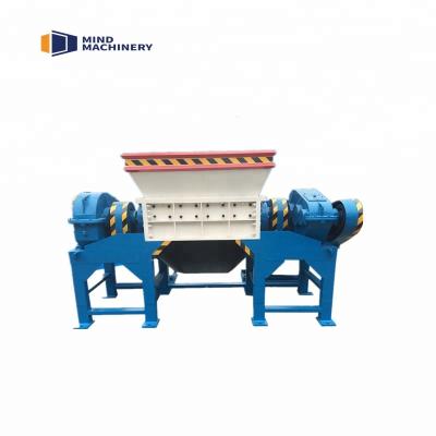 China Multifunctional Double Axle Tire Shredder Plastic Crusher For Tire for sale