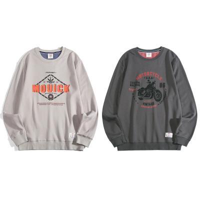 China Breathable Fleece Wholesale Custom Logo Sublimation Heavy Sweatshirts Printed Crew Neck Winter Sweatshirt for sale