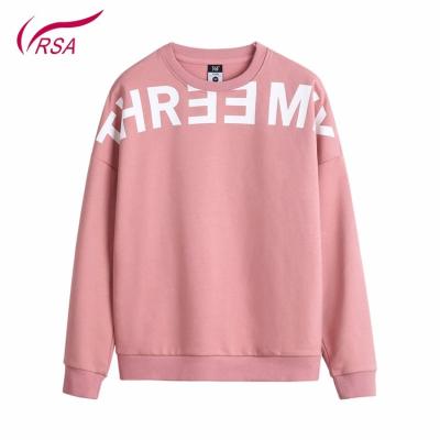 China 100% Single Thick French Terry Sweatshirts Quality Sport Sleeve Letter QUICK DRY Unisex Cotton Sweatshirts for sale