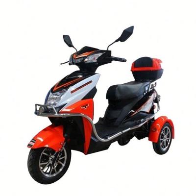 China Peerless Hot sale fashionable three wheels scooter electric tricycle with 2 seats ckd cheaper mobility e motos scooters for sale