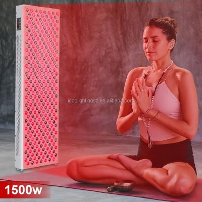 China 1500w 660Nm 850Nm Red Dye Removal And Near NIR Light Therapy Device Workout Infrared Recovery Full Body Panel for sale