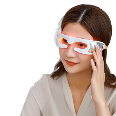 China Wrinkle Remover Led Anti Vibration Device Anti Vibration Device Silicon Dark Circle Wrinkle Remover Red Light Therapy Massage Eye Glasses for sale