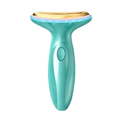 China 2022 Factory Price Warm Color Neck Light Scraping Massage Face Lift Gus Sha Massager Beauty Device for sale