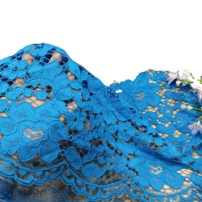 China Sustainable Stretch Spandex Nylon Lace Fabric For Dress Cotton Nylon Lace Fabric for sale