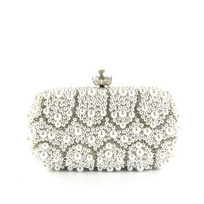 China Banquet Casual Handbags Beaded Embroidery Bridal Evening Clutch Bags for sale