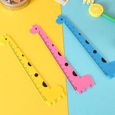 China New Design Fashionable Cartoon Rules Nice Ruler Animal Plastic Wholesale Stationery Price. for sale