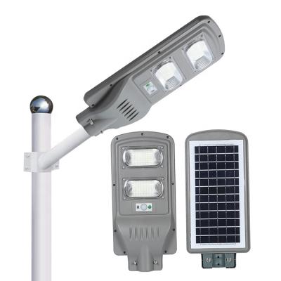 China ROAD ABS Ip65 waterproof outdoor 30watt 60watt 90watt integrated all in one led solar street light price for sale