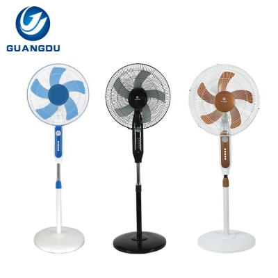 China Wholesale Price 20w Wind Speed ​​Floor Fan Outdoor Black Blue Gold Oscillating Aluminum Portable Solar Fan Constant Speed ​​Fan + Three Thirds Speed ​​Oscillation for sale