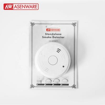 China Asenware Wifi Cover Standalone Plastic Smoke Detector TUYA Smoke Detector For Hotel For Villa for sale