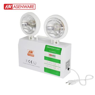 China Emergency Lighting Factory Price Twin Head Led Safety Emergency Bright Twin Spot Light for sale