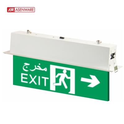 China Indoor emergency lighting wholesaler TUV emergency light exit sign 3h battery use for sale