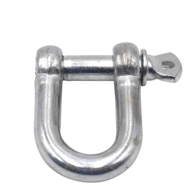 China Machinery Parts Lifting D European Type Forged Stop Pin Square Lowering Screw Pin Anchor Shackle for sale