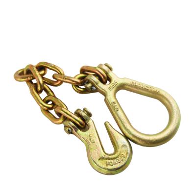 China Machinery Parts China Customized Heavy Duty Link Metal Stainless Steel Iron Brass Lifting Anchor Chain for sale