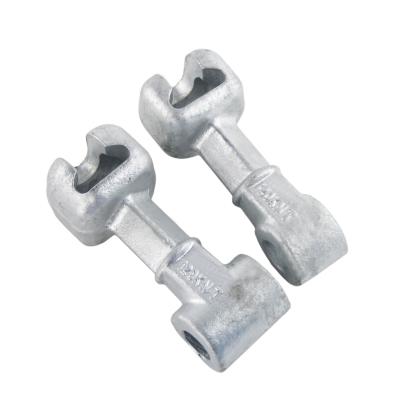 China High Quality Machinery Parts Forged Steel Connecting Galvanized Electric Orbit Clevis Ball Clevis WS Type Eye for sale