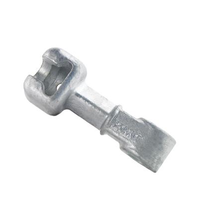 China Machinery Parts Hardware Hot Dip Galvanized Carbon Steel Parallel Ball Eye Type For Electric Power Fitting for sale