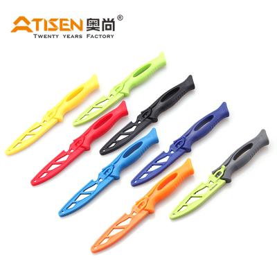 China Popular Easy Control Handle Plastic Fish Knife, Tape Rolled Fish Gauging and Gutting Knife for sale