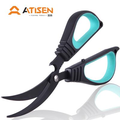 China Stainless Steel Household Accessories Fishing Scissors Kitchen Outdoor Fishing Shear with Comfortable Non-slip Handle for sale