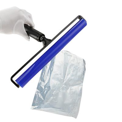 China Waterproof Efficient 5 Inch ESD Alloy Aluminum Handle Dust Sticky Roller for sale