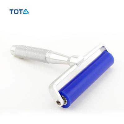 China China Reuseable Aluminum Alloy Waterproof Grip Dust Sticky Roller for sale