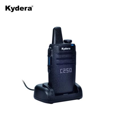 China Newcomer 4000 channels digital handheld dmr radio VHF UHF with Kydera DR-320 2200 mah LED display for sale