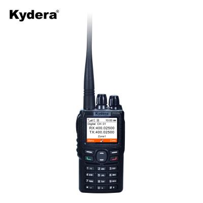 China VHF radio digital support voice prompt Kydera DR-850 4000channels DMR software programmable radio hand talkie walkie for sale