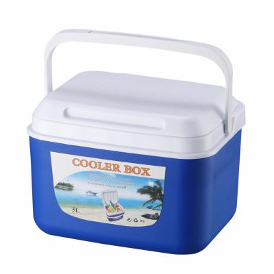 China OEM 5L Outdoor Camping Cooler Box Freezer Camping Food Storage Box Car Cooler Portable Cold Fishing Box For Travel for sale