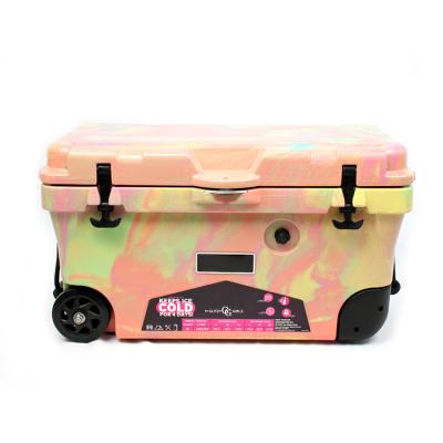 China TIKI Plastic Container Waterproof Cheap Ice Chest Cooler Storage Box Set For Golf Cart for sale