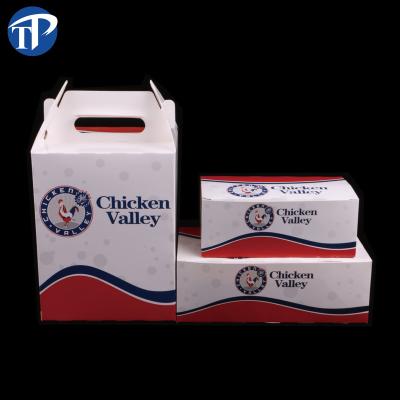 China Recyclable high quality foldable full color super choice fc1 chicken box for sale