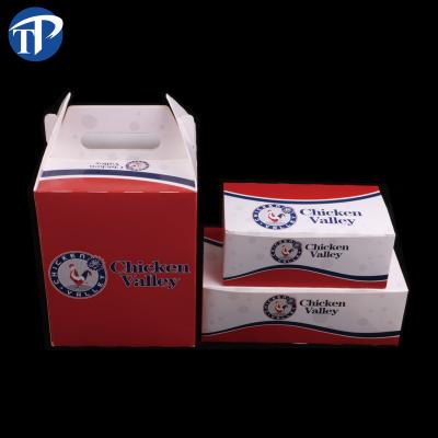 China PUFEITE Recyclable Hot Sale Custom Printing Chicken Packaging Takeout Food Delivery Paper Box for sale