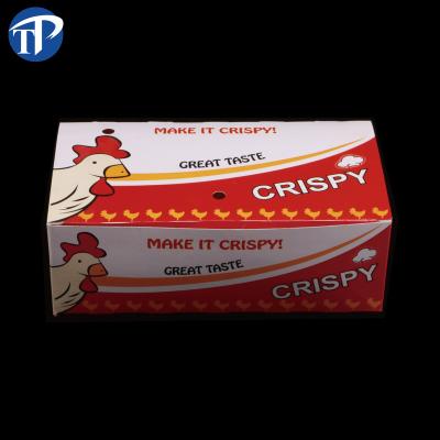 China Recyclable Crash Lock Paper Togo Boxes For Fried Chicken And Chicken Wing for sale