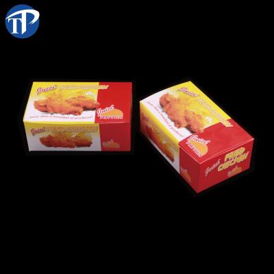 China Recyclable new design full color korean fried chicken box packaging for sale