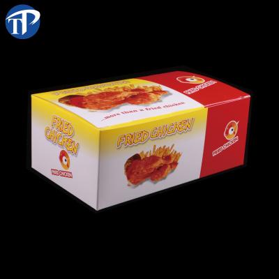 China Recyclable Custom Logo Chicken Sandwich Food Wrap Box for sale