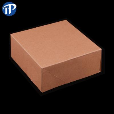 China Recyclable High Quality Custom Bakery Cake Boxes Brown for sale