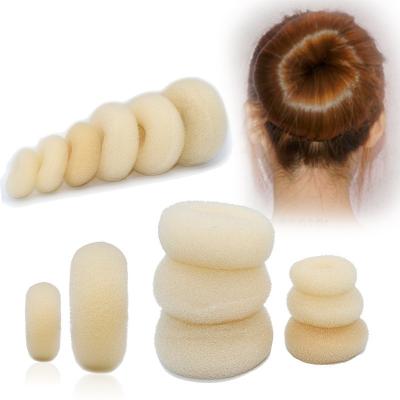 China DIY Hair Curling Stying Hair Bun Hair Donuts Black Magic Hair Donut (6cm-20cm) for sale